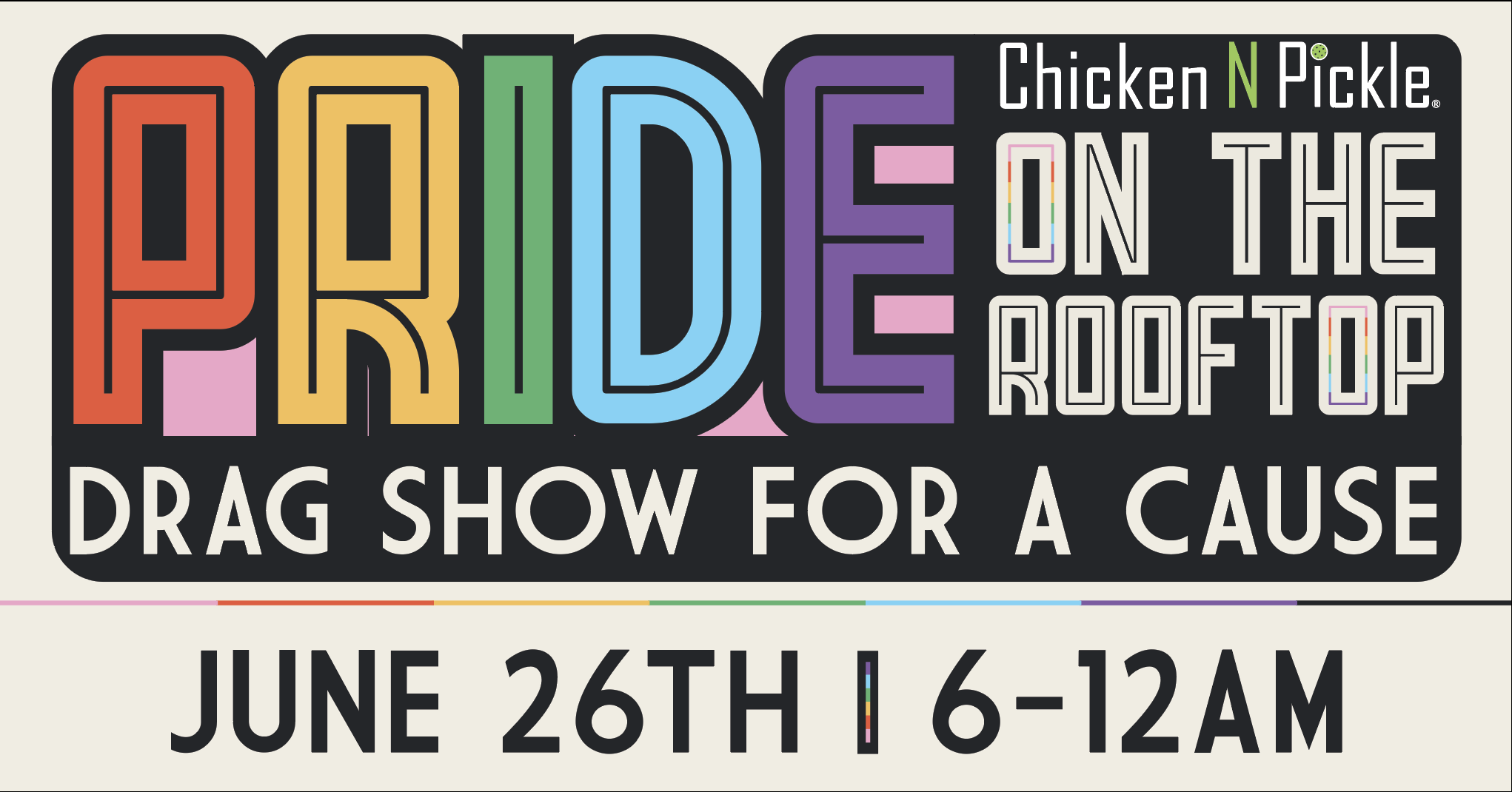 Pride on the rooftop, drag show for a cause