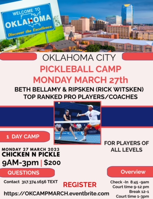 Oklahoma City Pickleball Flyer