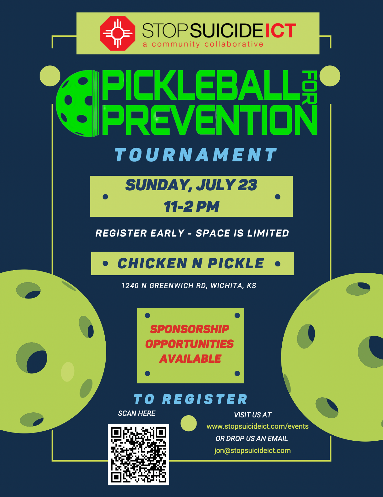 Pickleball for Prevention Tournament at CNP Grapevine Chicken N Pickle