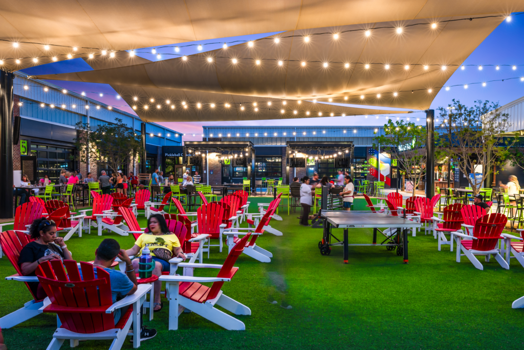 Outside Gameyard seating