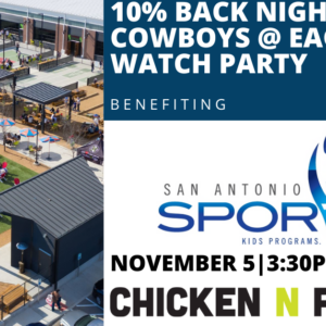 Cowboys Watch Party in San Antonio at Chicken N Pickle - San