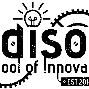 Logo for Edison School of Innovation featuring mechanical gears and a lightbulb, with a distressed, industrial look. The text EST. 2017 appears at the bottom right. This design highlights our Giveback Benefiting Vets for Youth initiative.