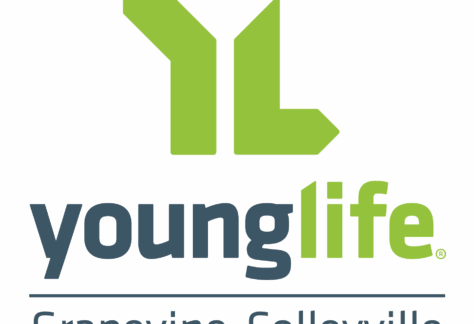 Young Life Grapevine-Colleyville logo with a green YL symbol above the words young life and Grapevine-Colleyville on a white background, highlighting a Giveback Benefiting Vets for Youth.