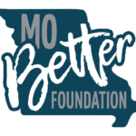 The logo features the outline of Missouri with the words MO Better Foundation written across it in bold, stylized fonts, highlighting its commitment to giveback and benefiting vets for youth in the community.