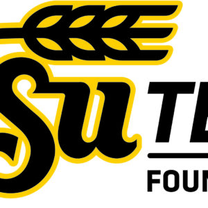 WSU Tech Foundation logo featuring stylized WSU text with a yellow wheat graphic above, followed by TECH in bold black letters and FOUNDATION below in smaller black text—symbolizing our Giveback Benefiting Vets for Youth initiatives.