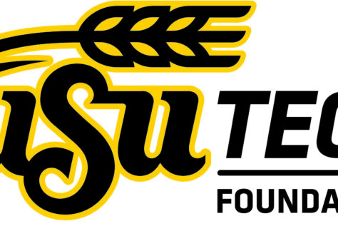 WSU Tech Foundation logo featuring stylized WSU text with a yellow wheat graphic above, followed by TECH in bold black letters and FOUNDATION below in smaller black text—symbolizing our Giveback Benefiting Vets for Youth initiatives.