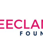 Preeclampsia Foundation logo with a light blue brushstroke circle on the left and the words Preeclampsia Foundation in bold pink and navy letters on the right.