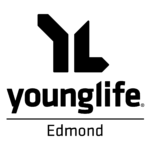 Black YL logo above the words younglife in bold and Edmond below a thin horizontal line, all on a light background.