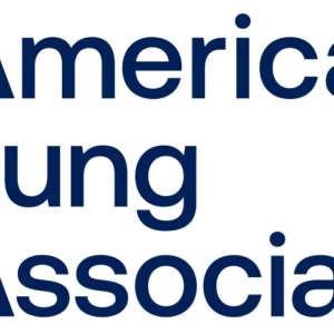 American Lung Association logo with a blue double-barred cross to the left of the organization’s name written in bold, blue letters on a light background, highlighting support for community initiatives such as the 10% Giveback Night Benefiting KC Kansas Angels at Chicken N Pickle.