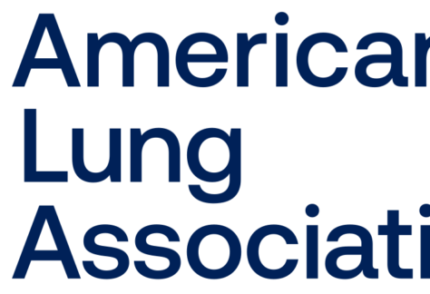 American Lung Association logo with a blue double-barred cross to the left of the organization’s name written in bold, blue letters on a light background, highlighting support for community initiatives such as the 10% Giveback Night Benefiting KC Kansas Angels at Chicken N Pickle.