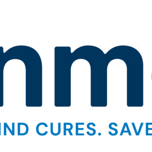 NMDP logo with colorful vertical bars on the left and the text nmdp in blue. Below, the tagline reads: FIND CURES. SAVE LIVES. on a light gray background, highlighting support for the 10% Giveback to Bodhi Battalion Giveback Event at Chicken N Pickle.