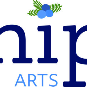Logo for Juniper Arts Academy. The word Juniper is in dark blue with two blue berries and green leaves above the i. ARTS ACADEMY is written in light blue beneath Juniper..